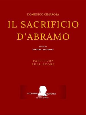cover image of Cimarosa--Il sacrificio d'Abramo